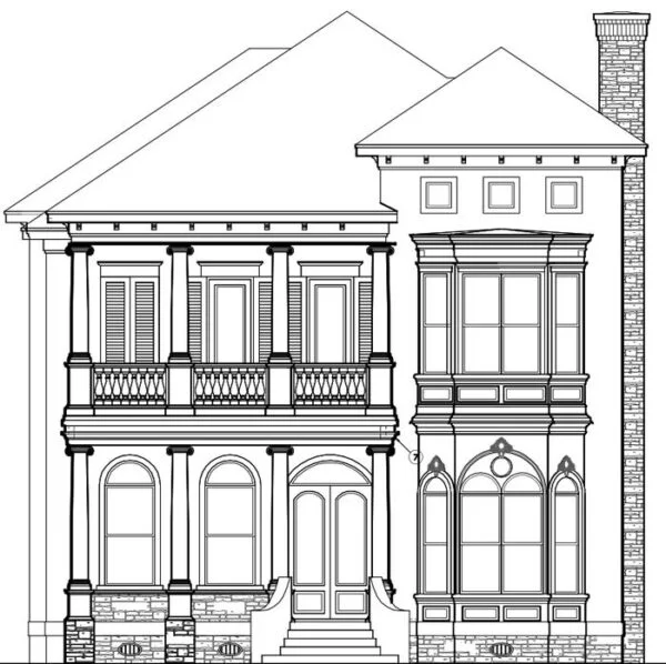 Urban House Plan D5203 3923