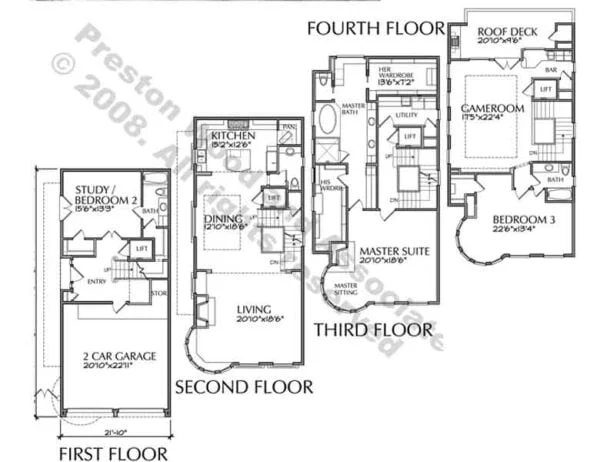 Townhouse Plan D4176 u5