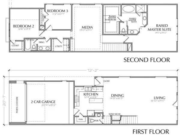 Townhouse Plan E2249 A1.1