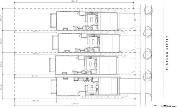 Townhouse Plan E1183 A1.3