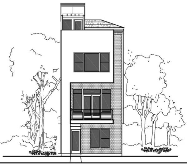 Townhouse Plan E2078 A3.1