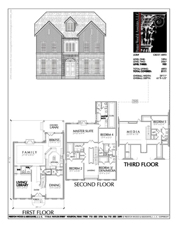 Urban House Plan C8237