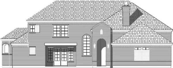 Two Story House Plan C6054