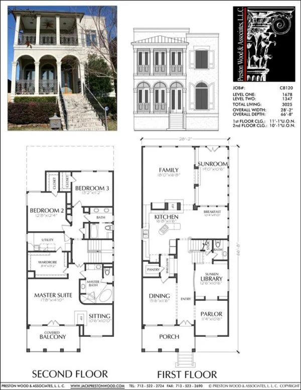 Urban House Plan C8120