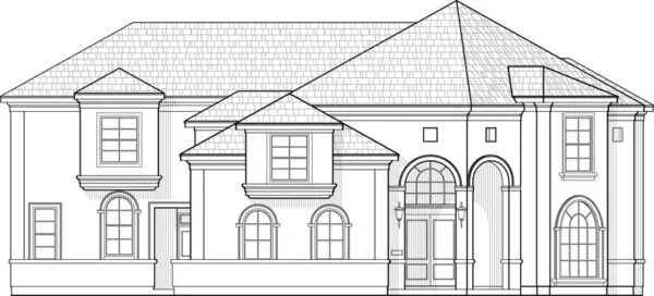 Two Story House Plan C7307