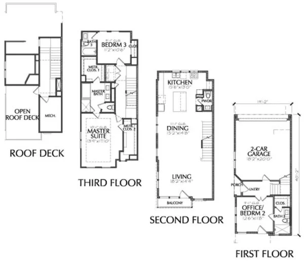 Townhouse Plan E2246 C1.1