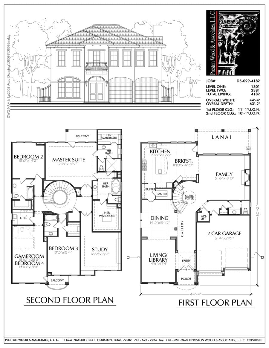 Floor Plan Of A Two Story House 