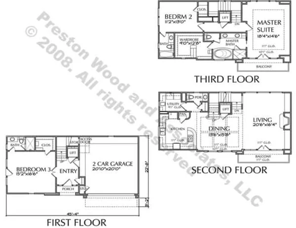 Townhouse Plan D4140-u5