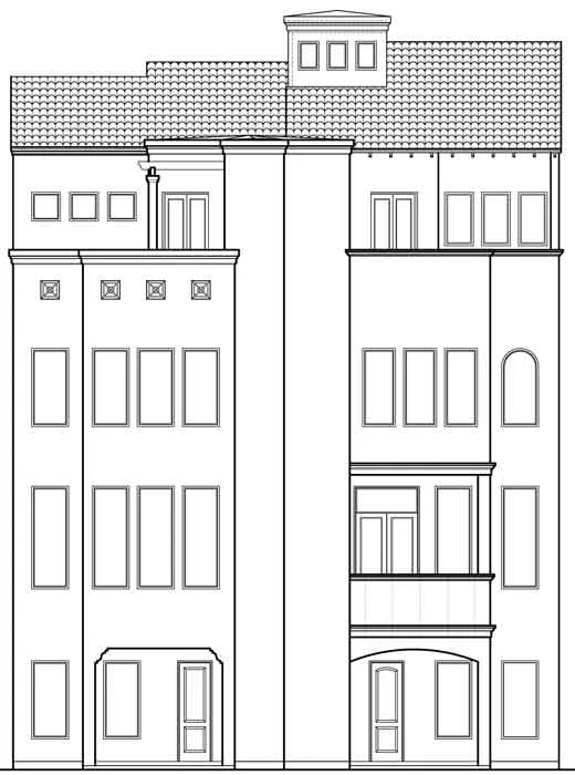 Townhome Plan D5182 Alcala