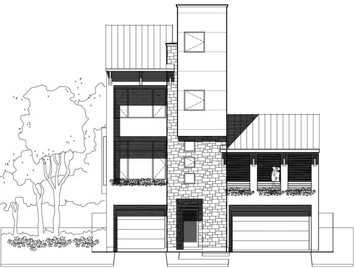 New Floor Plans For 3 Story Homes Residential House Plan Custom Home