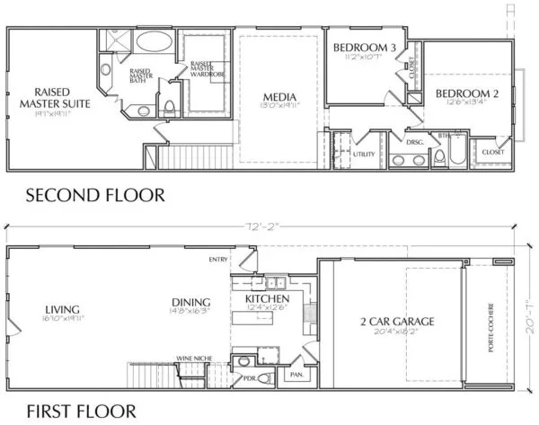 Townhouse Plan E2249 A1.1