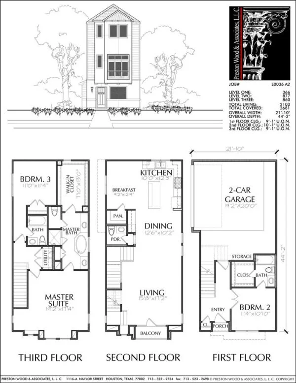 Townhouse Plan E0036 A2