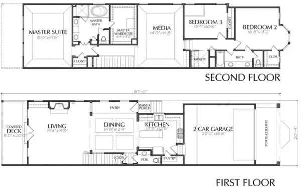 Townhouse Plan E0209 A