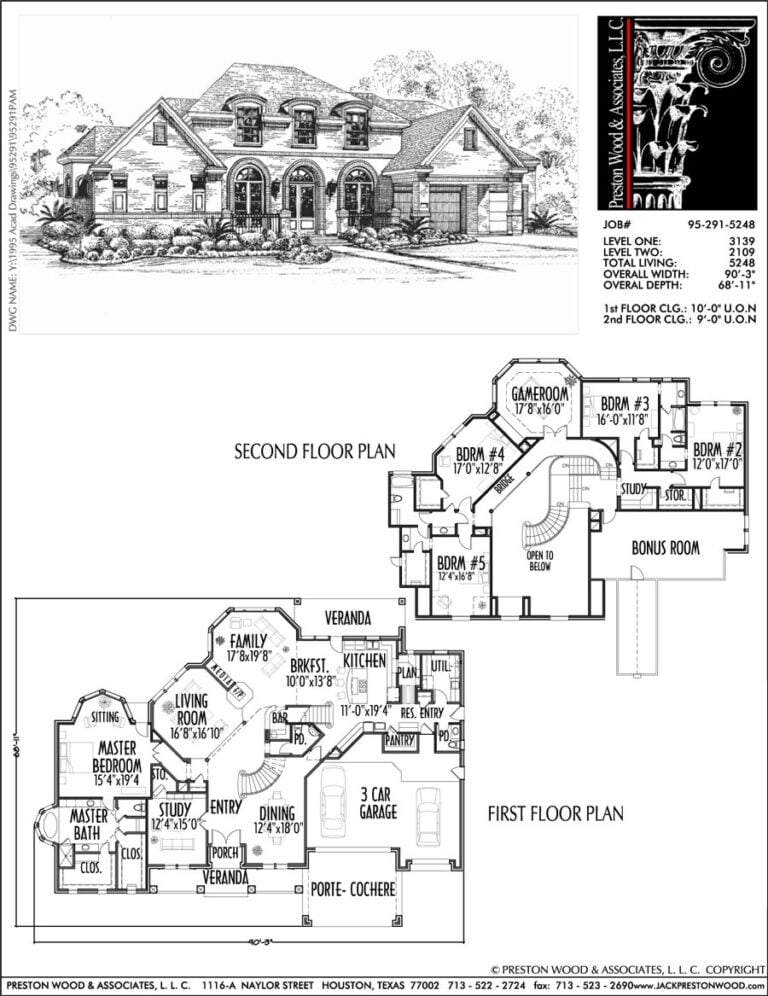 Best Two Story Housing, Custom 2 Story Home Blueprints, Residential Ho