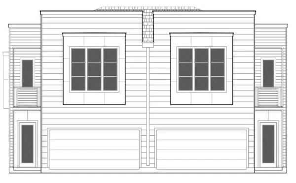 Duplex Townhouse Plan E2136 A1.2