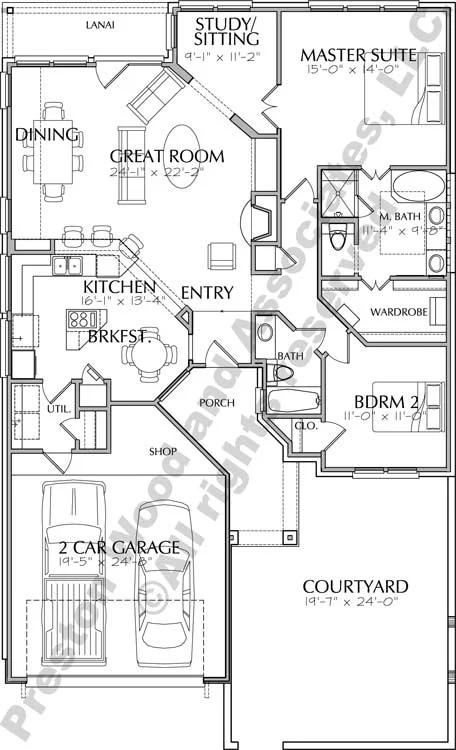 Patio Home Plan D3060 u1