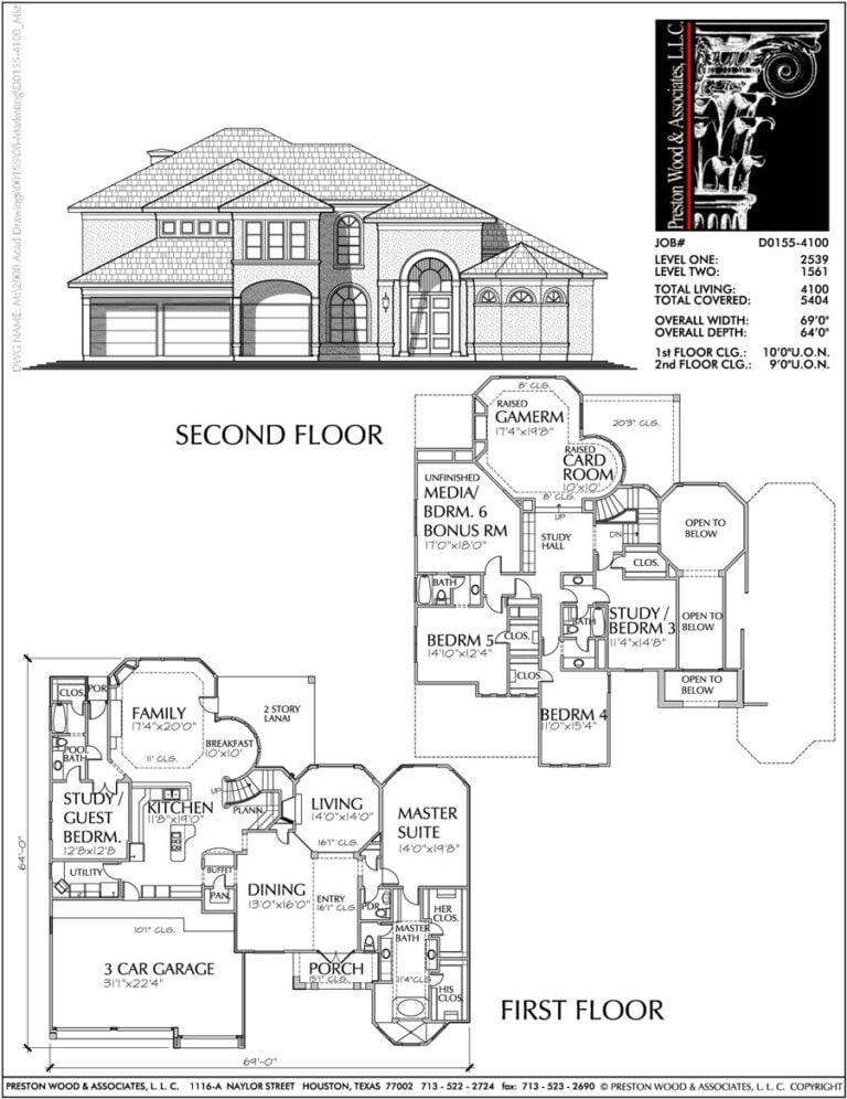 best-two-story-housing-custom-2-story-home-blueprints-residential-ho