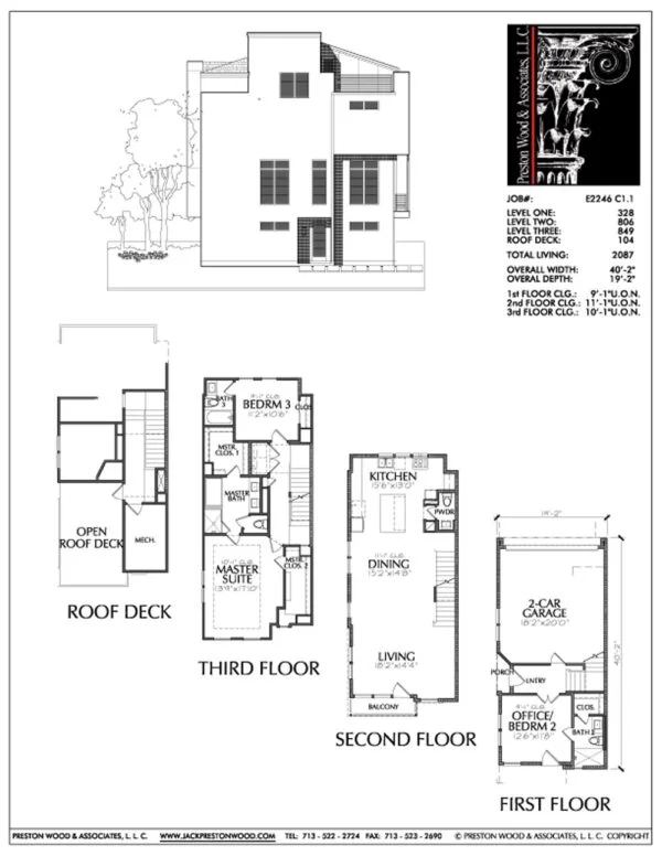 Townhouse Plan E2246 C1.1