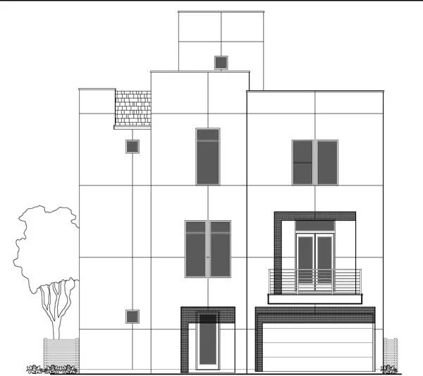 Townhouse Plan E3105 A1.1