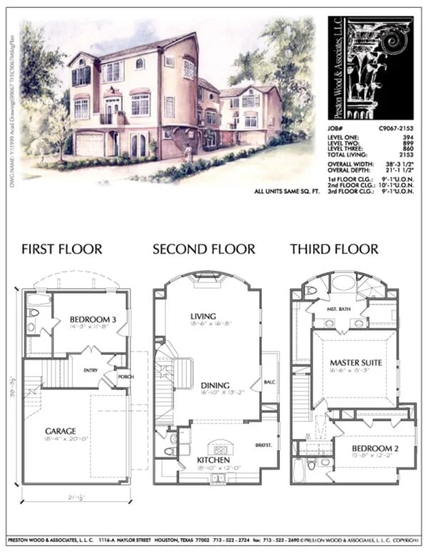 Townhouse Plan C9067