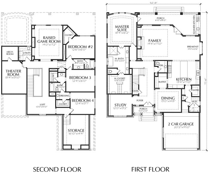 2 storey house designs and floor plans