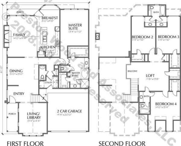 Patio House Plan C6045 B
