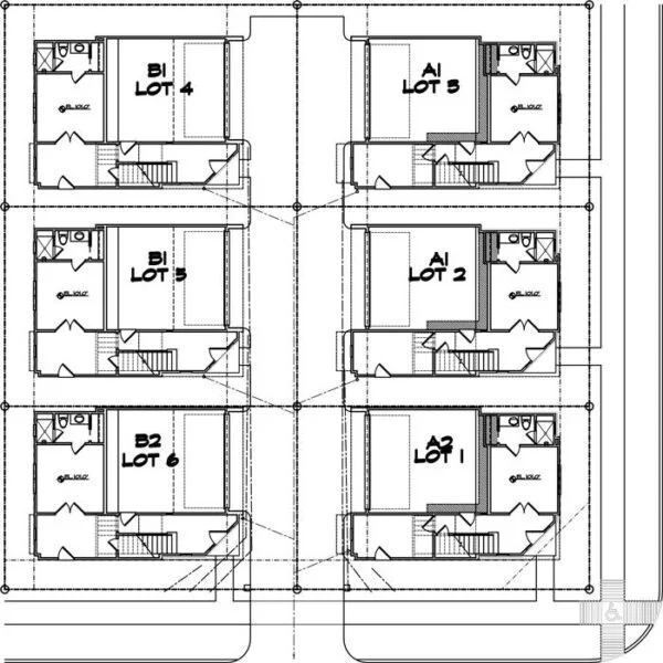 Townhouse Plan D6272 B2c