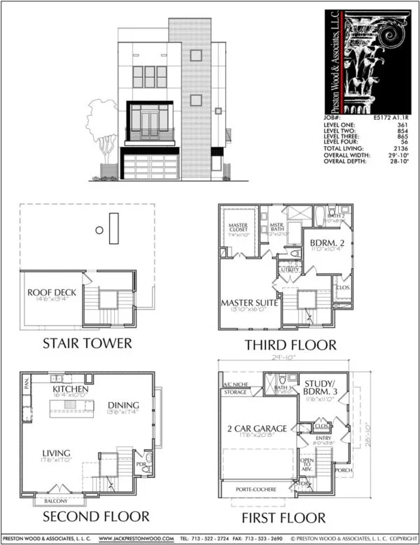 Townhouse Plan E5172 A1.1