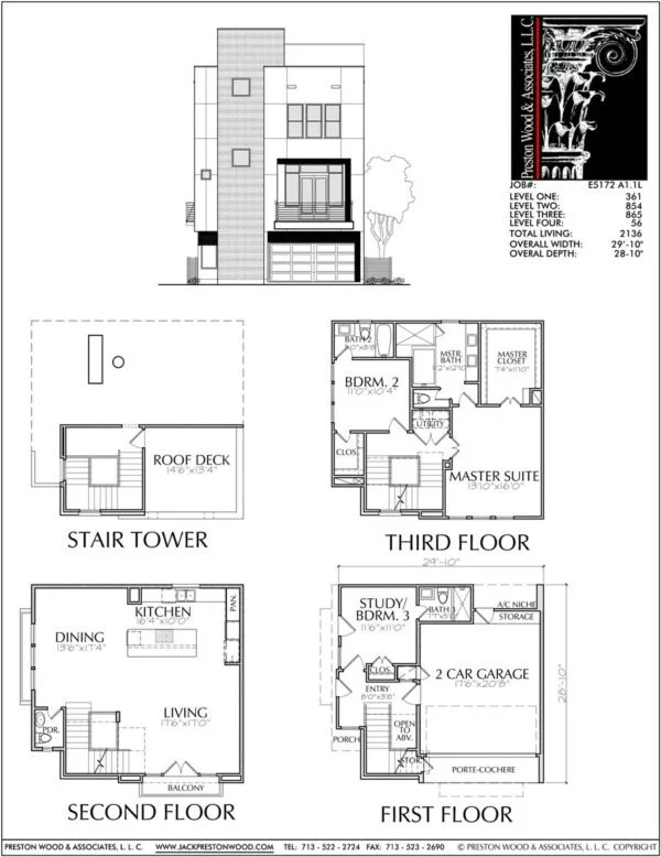 Townhouse Plan E5172 A1.1