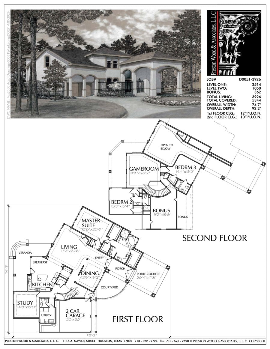 Best 2 Story House Plans Two Story Home Blueprint Layout Residential