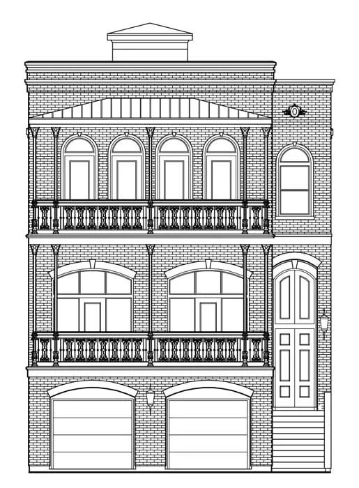 Urban House Plan C9075