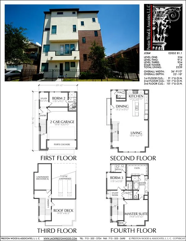 Townhouse Plan E2052 B1.1