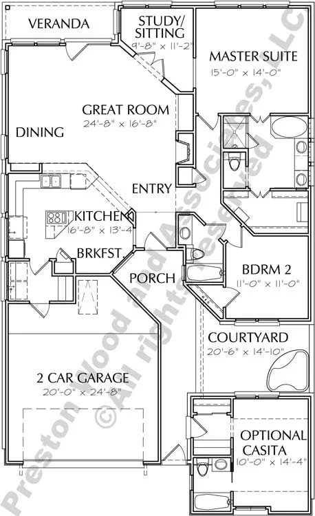 Patio Home Plan D3060 u1