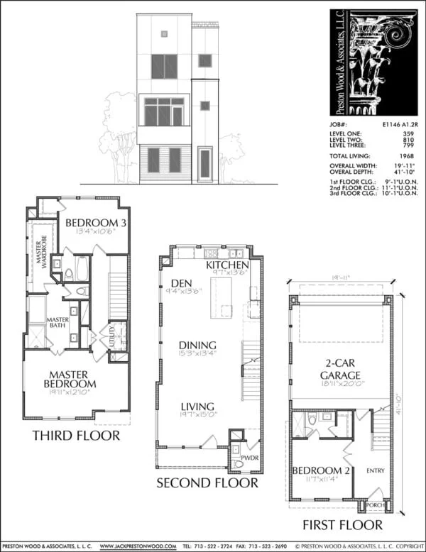 Townhouse Plan E1146 A1.2