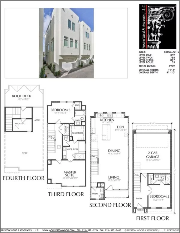 Townhouse Plan E3006 A2.1L