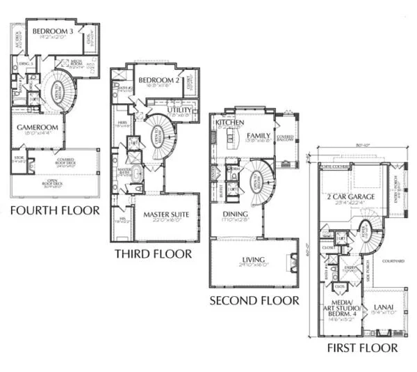 Townhouse Plan E2221