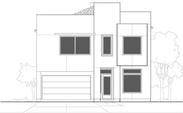 Two Story House Plan E3018