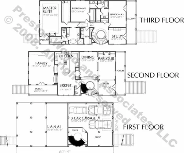 Coastal Style House Plan D8150